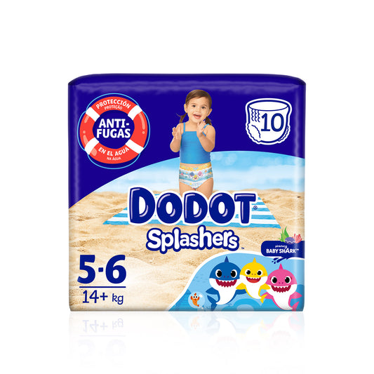 Dodot Splashers T5 mais de 14 kg 10 un