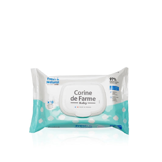 Corine de Farme Baby Bio Toalhitas Fresh & Natural 70 un
