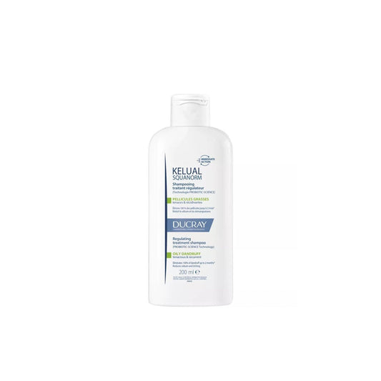 Ducray Kelual Squanorm Champú Tratamiento Regulador Caspa Grasa 200ml (6.76fl oz)