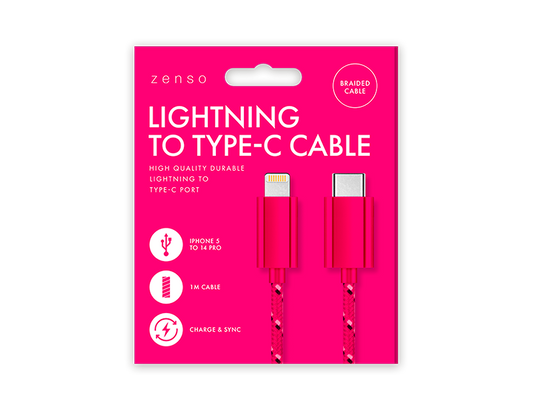 Cabo de Carregamento USB-C 1 m