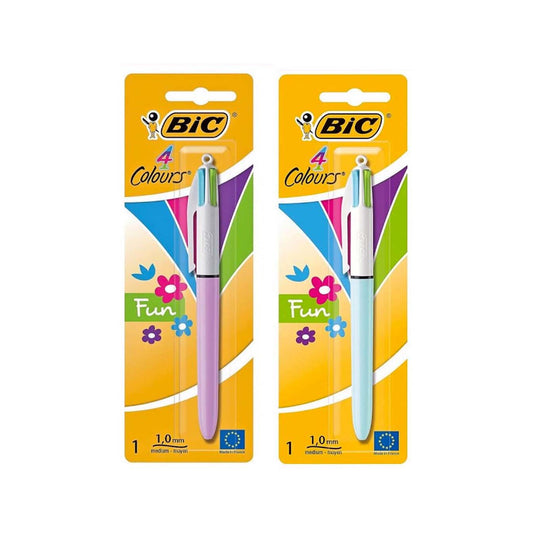 Bic 1 Caneta Esferográfica Retrátil 4 Cores Fun