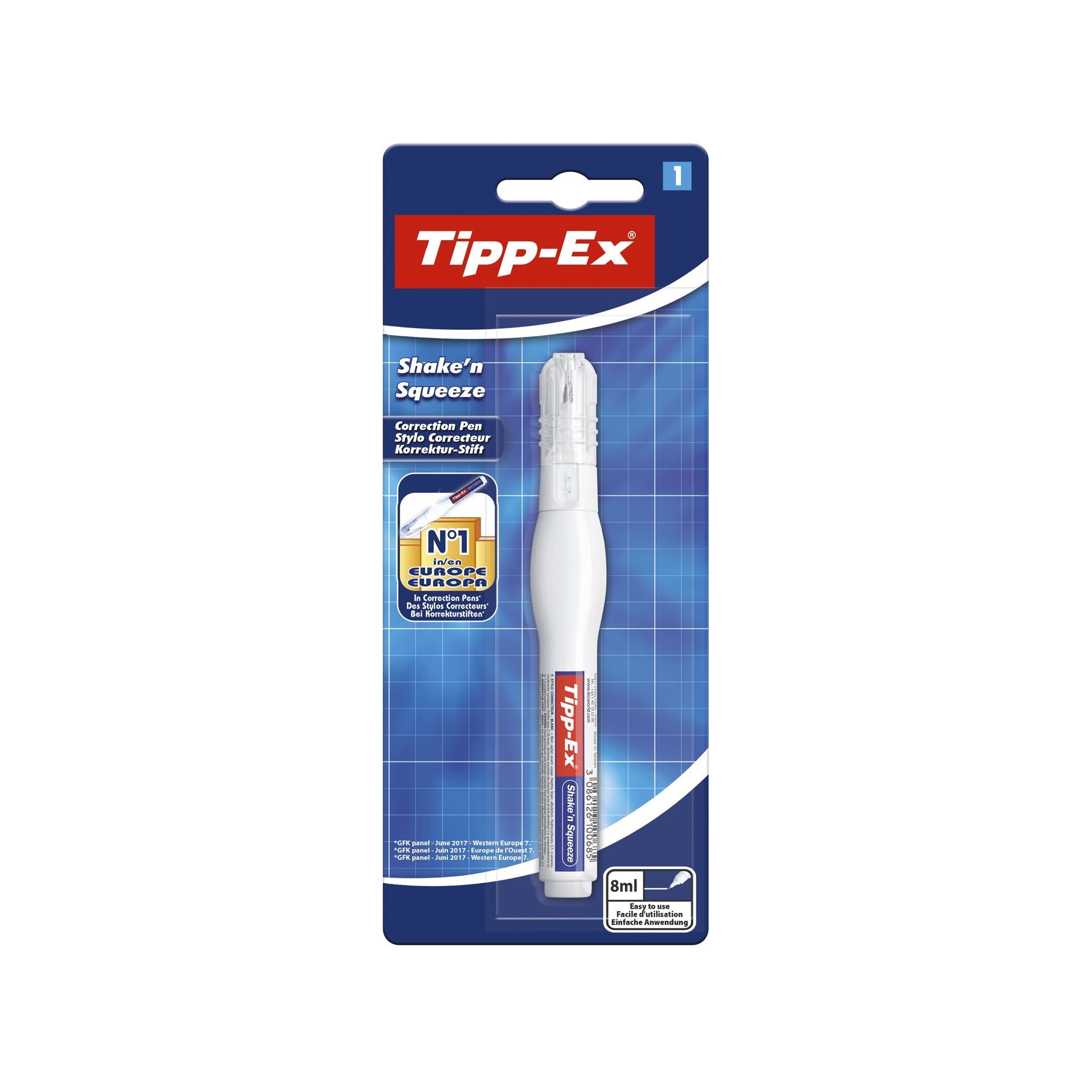 Tipp-Ex Shake and Squeeze Corrector Pen 8 ml