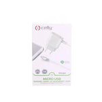 Celly Carregador De MicroUSB Branco