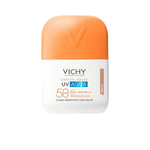 Vichy Capital Soleil UV Aqua Fluido Hidratante com Cor SPF50 #médio 50ml