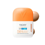 Vichy Capital Soleil UV Aqua Fluido Hidratante com Cor SPF50 #médio 50ml