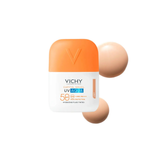 Vichy Capital Soleil UV Aqua Fluido Hidratante com Cor SPF50 #light 50ml