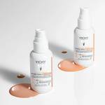 Vichy Capital Soleil UV Age Protetor Solar Diário Fluido Cor Média SPF50+ 40ml