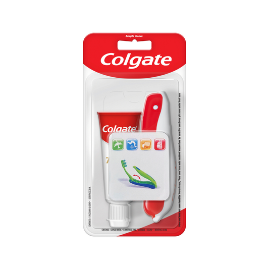 Colgate Kit de Viagem Escova + Pasta Dentífrica 20 ml