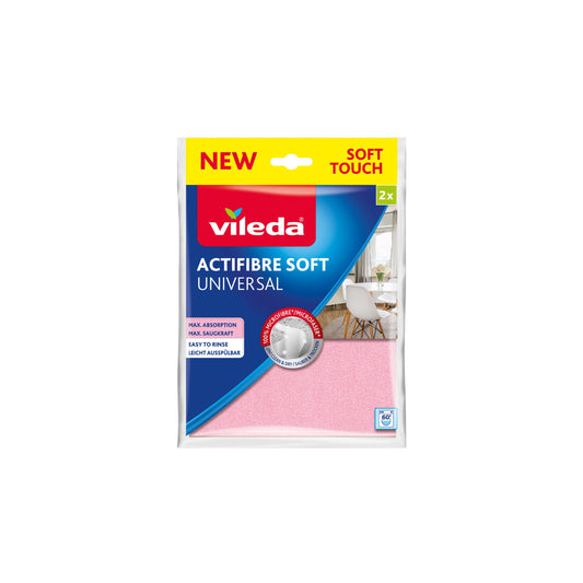 Vileda Paño Microfibra Actifibre Soft Universal 2 ud