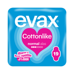 Evax Pensos Higiénicos Cottonlike Normal Abas 19 un