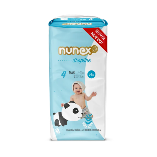 Nunex Fraldas Dropline T4 9-15 kg 64 un