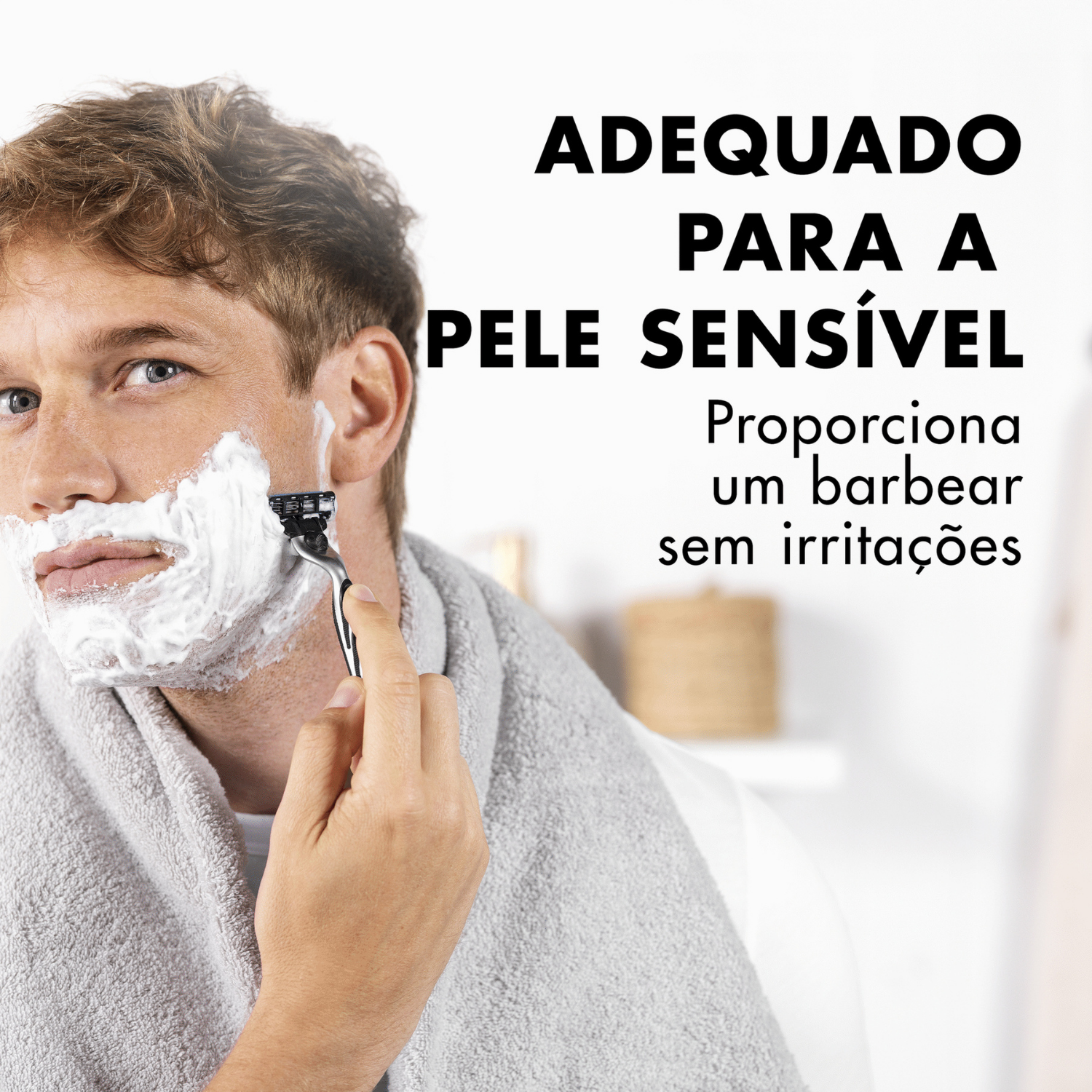 Gillette Espuma de Barbear Pele Sensivel  250 ml