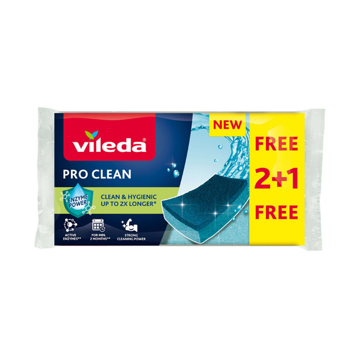 Vileda Esfregão Pro Clean 2+1