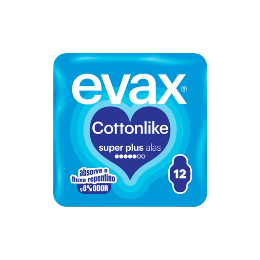 Evax Pensos Higiénicos Cottonlike Superplus Abas 12 un