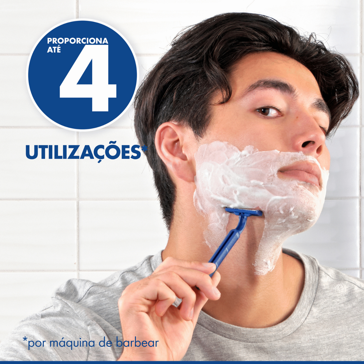 Gillette Blue II Plus Lâminas Descartáveis 5 un + 1 Grátis