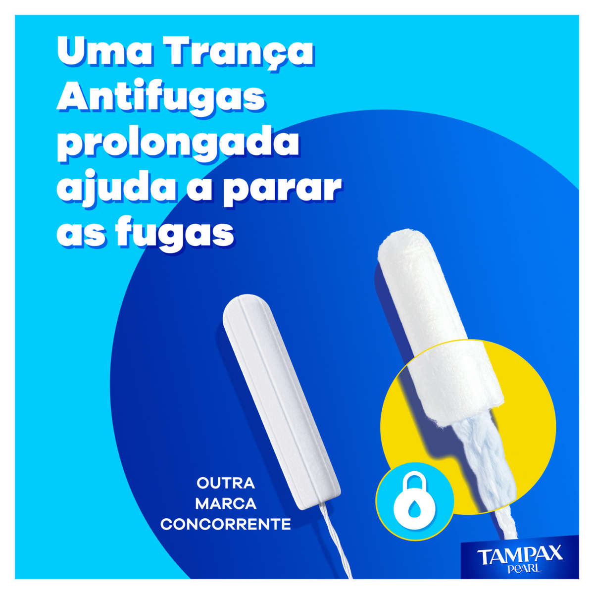 Tampax Tampões com Aplicador Pearl Compak Regular 36 un
