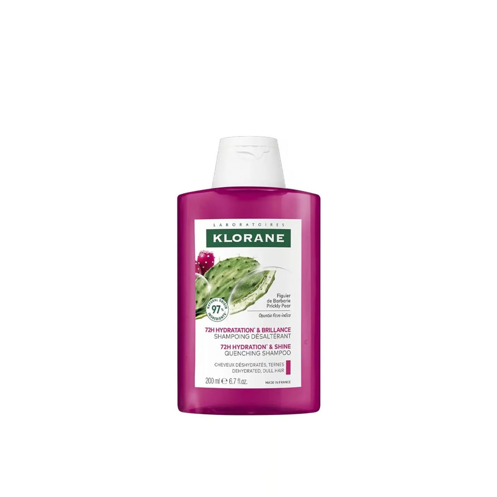 Klorane 72h Hydration & Shine Quenching Champô Prickly Pear 200ml (6.7floz)