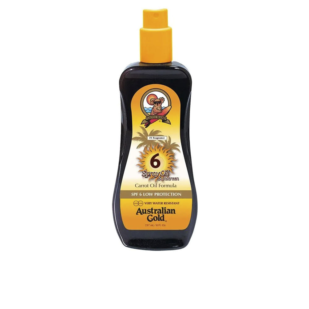 Australian Gold Sunscreen SPF6 Spray Carrot Oil Formula 237ml