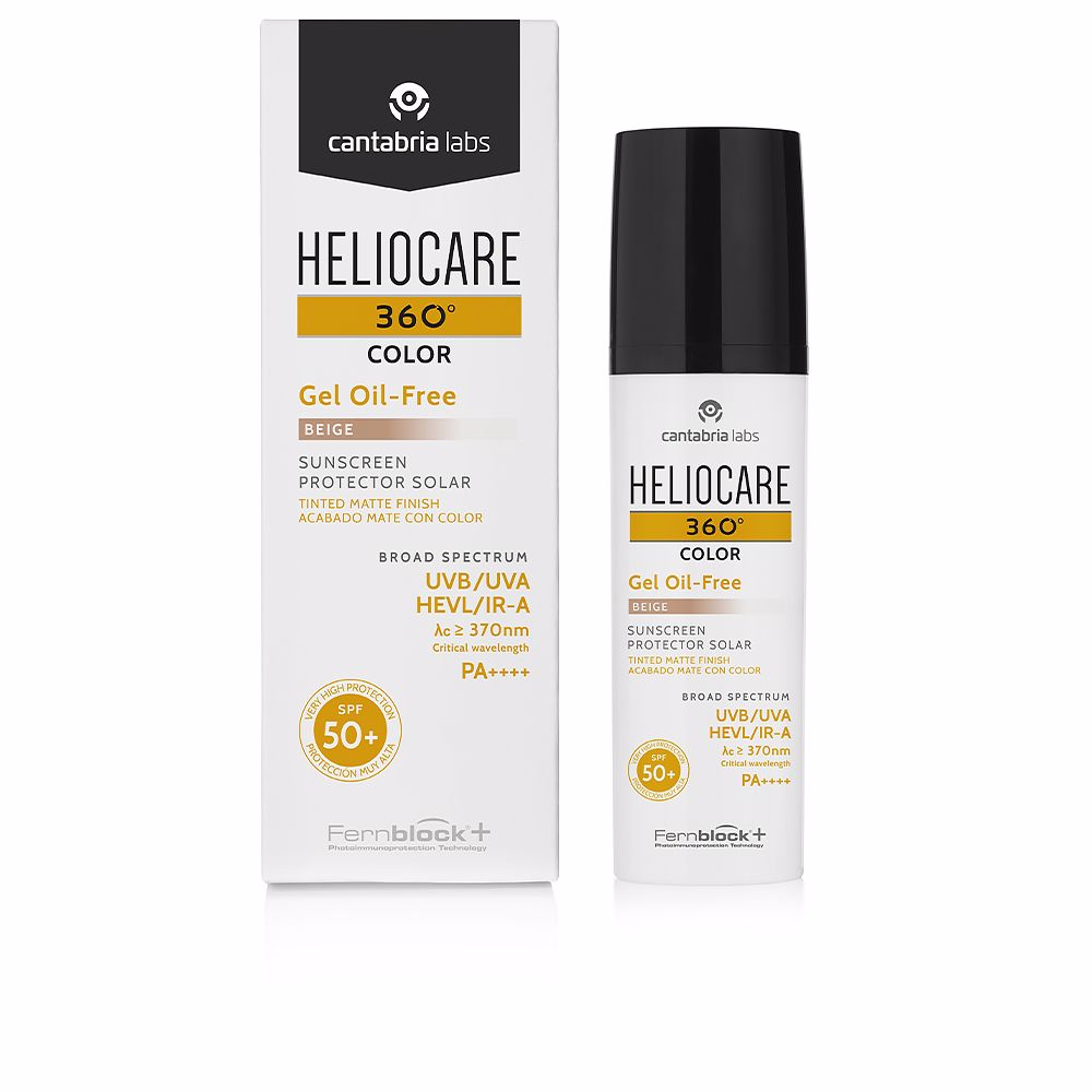 Heliocare 360° Cor Gel Protetor Solar com Cor sem Óleo SPF50+ #bege 50ml