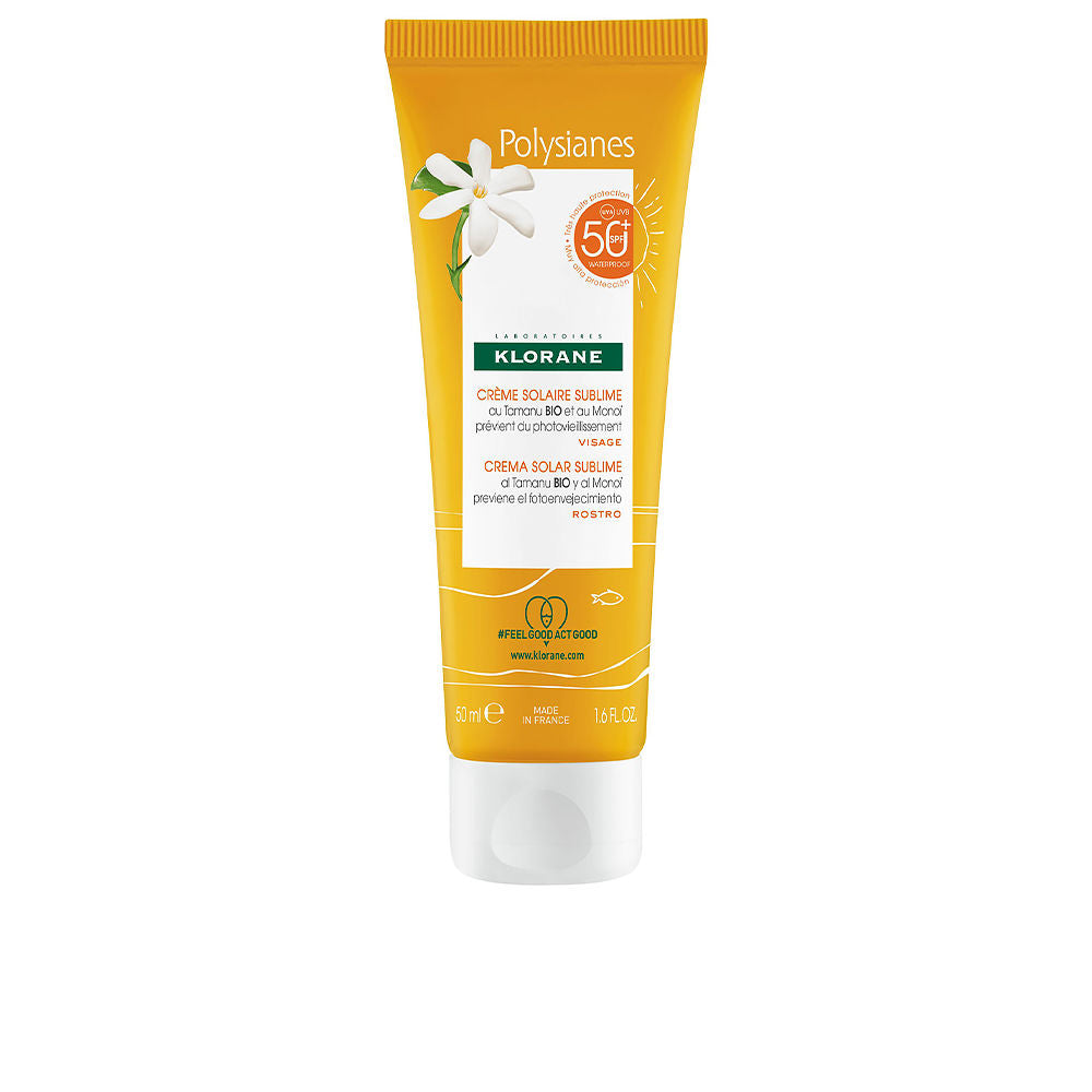 Klorane Polysianes Monoï Y Tamanu Bio Creme Solar Sublime SPF50+ 50ml