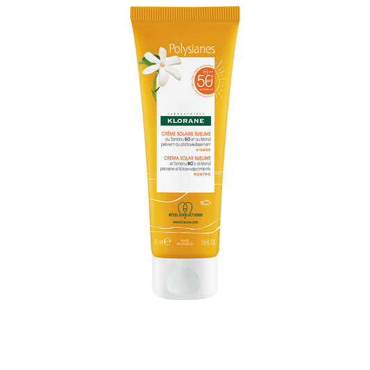 Klorane Polysianes Monoï Y Tamanu Bio Creme Solar Sublime SPF50+ 50ml