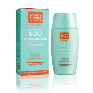 Martiderm Sun Care Bronze [d] Protetor Solar Fluido Bronzeador SPF30 50ml
