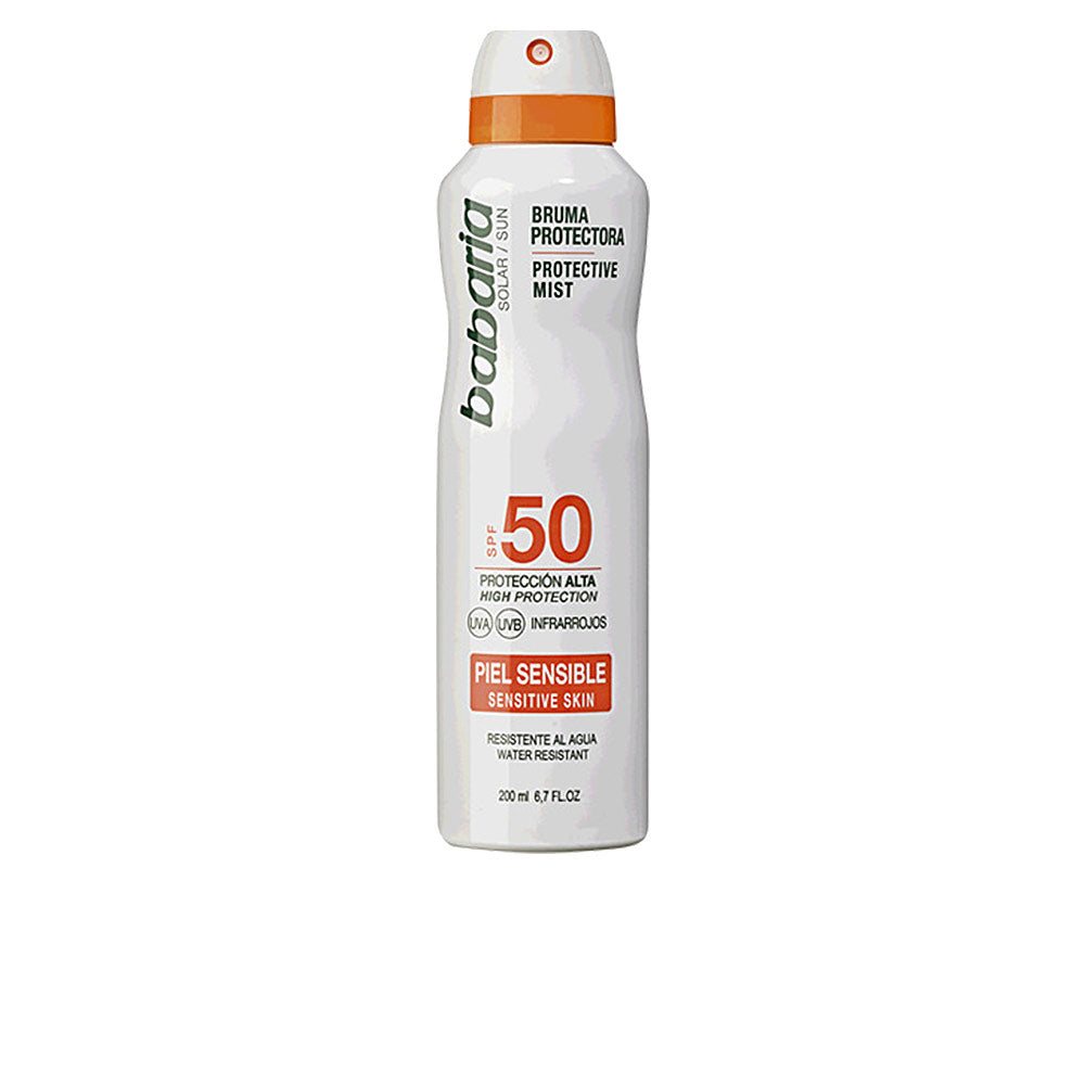 Babaria Névoa Protetora Pele Sensível Solar SPF50 200ml