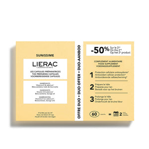 Lierac Sunissime Cápsulas de Preparação Bronzeada Embalagem 2 X 30 Cápsulas