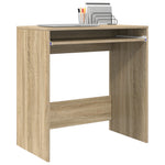 HKH Escritorio para computadora Roble Sonoma Madera tratada