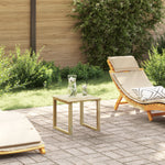 HKH Mesa de Cama 40x40x36 Cm Madeira de Pinho Impregnada - Bege