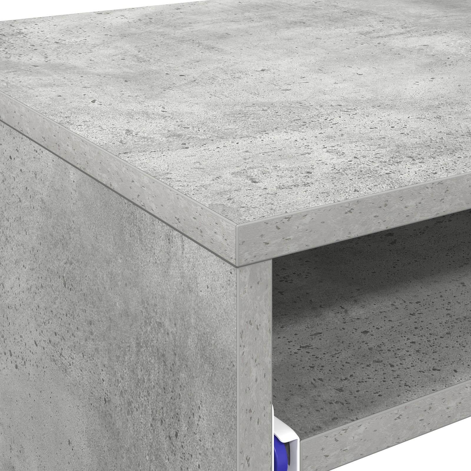HKH Secretária de Computador em Betão Aglomerado de Partículas - Cinzento