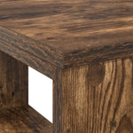 HKH Mesa Auxiliar de Roble Ahumado Madera Manufacturada Mediana