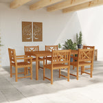 HKH Cadeiras de Jardim 2 Pcs 56x56x90 Cm Madeira Maciça de Acácia - Castanho