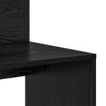 HKH Mesa com Armazenamento Carvalho .5 Cm Madeira Engenheirada - Preto