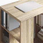 HKH Mesa Auxiliar de Madera Roble Sonoma Mdf Medio