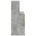 HKH Escritorio de escritura gris cemento gris cemento