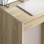 HKH Escritorio para computadora Roble Sonoma Madera de ingeniería