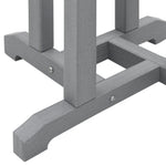 HKH Mesa de Bar 55x55x107 Cm Hdpe - Cinzento-claro