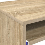 HKH Escritorio para computadora Roble Sonoma Madera tratada