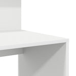 HKH Mesa com Armazenamento Branca .5 Cm Madeira Engenheirada