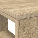 HKH Mesa Auxiliar de Madera Roble Sonoma Mdf Medio