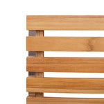 HKH Juego de Comedor de Jardín de 7 Piezas de Madera Maciza de Teca con Mesa de Comedor Exterior de 180x90x75 Cm + 2 Sillas Apilables + 4 Sillas Apilables - Marrón