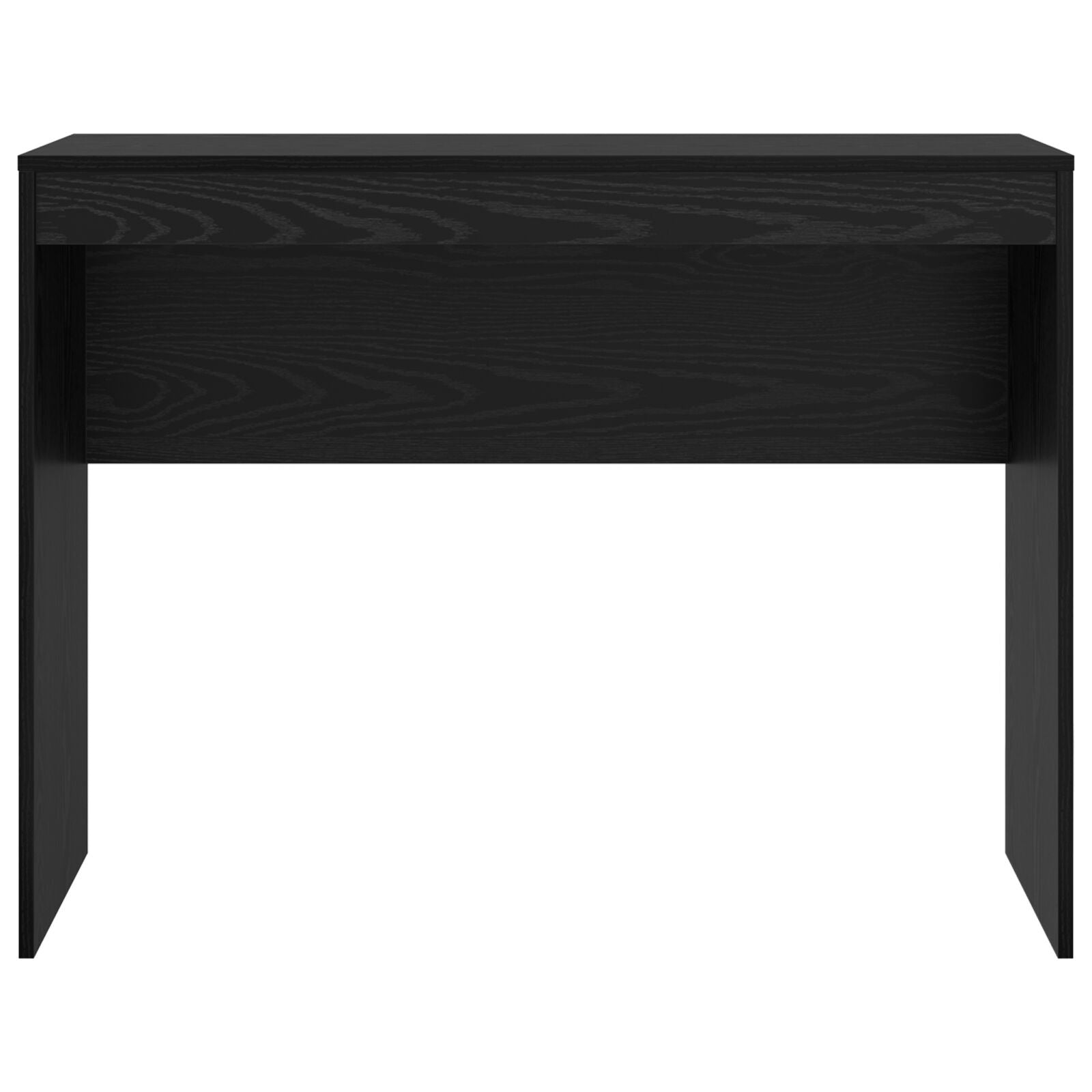 HKH Escritorio de Roble Roble Madera Contrachapada - Negro