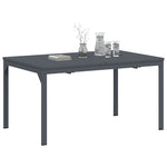 Mesas de Extensão HKH 2 Pcs Antracite 210x90x73 Cm Aço, Mesa de Jardim Extensível HKH Antracite (140-210)x90x73 Cm Aço - Cinzento