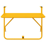 HKH Mesa Suspensa Amarela de Aço Dobrável - Amarelo