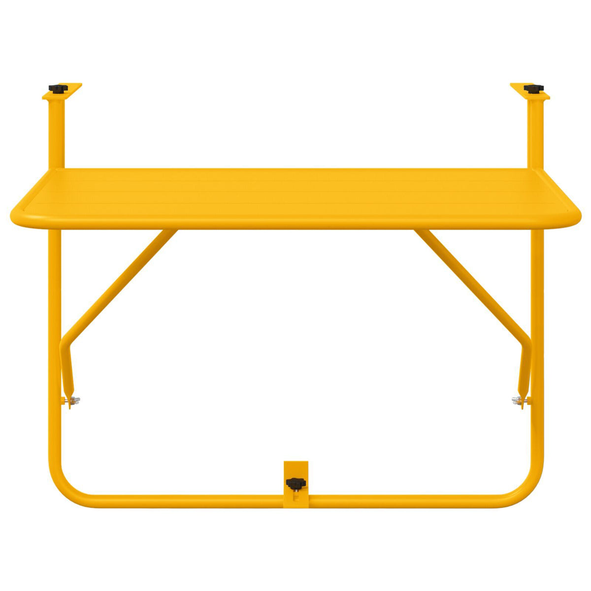 HKH Mesa Suspensa Amarela de Aço Dobrável - Amarelo