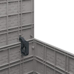 HKH Caixa De Armazenamento Para Jardim Pp - Cinzento-claro