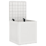 HKH Baú De Armazenamento Exterior Pp - Branco