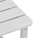 HKH Mesa Lateral Adirondack Branca 38x38x45 Cm Hdpe - Branco
