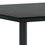 HKH Conjunto de Jantar de Jardim 9 Peças Cinza Rattan Poliéster - Cinzento